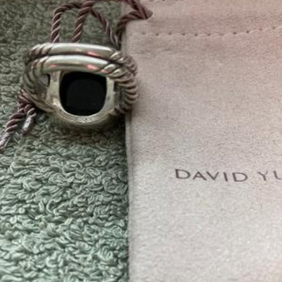David Yurman Albion Black Onyx Ring - Picture 3 of 8
